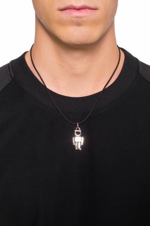 Leather necklace with charm, zdjęcie 2 Leather necklace with charm od Salvatore Ferragamo